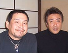 浦崎 善隆氏とオーナーの写真